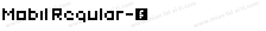 Mobil Regular字体转换